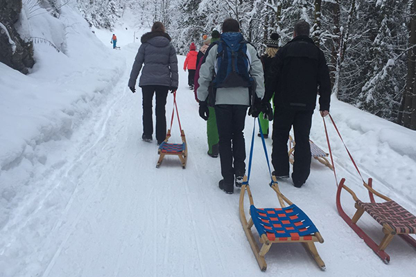 TOBOGGANING